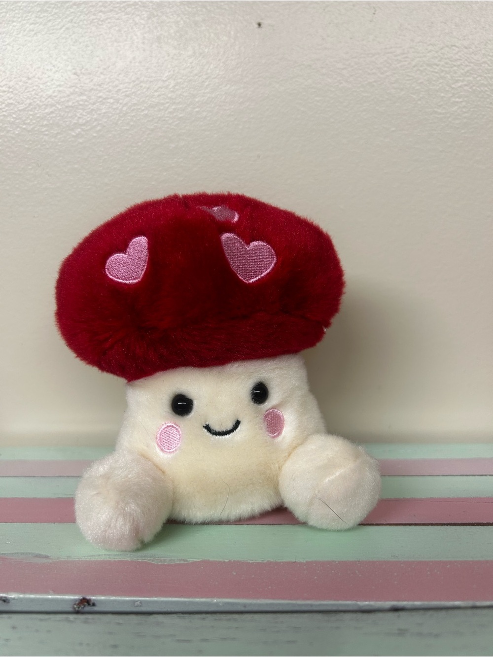 Palm Pals Valentines Day Mushroom